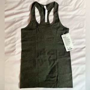 Lululemon Swiftly Tech Cool Racerback Tank NWT Size 6 Dark Olive